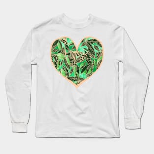 GREEN LEAVES Long Sleeve T-Shirt